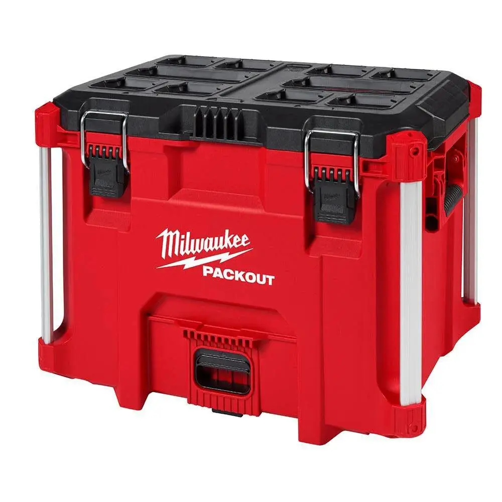 Milwaukee Packout XL Tool Box 48-22-8429 Impact Resistant IP65 Weather Seal 100lb Capacity Modular Storage System