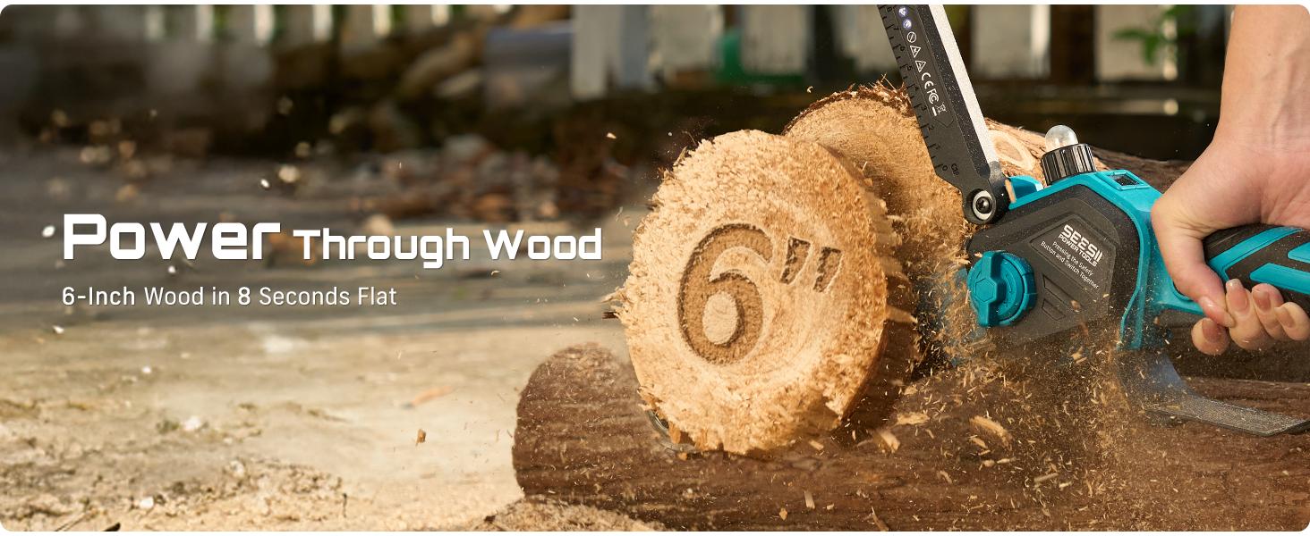 2-IN-1 Cordless 6-inch Electric Pole Saw, SeeSii Brushless Chain Saw with 2x 2.0Ah Battery, 16-Foot MAX Reach Brach Tree Saw with Extension Pole for Wood Cutting Garden CH600  #TikTokShopBlackFriday