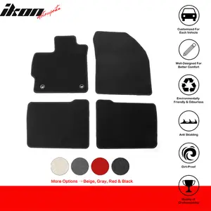 Floor Mats Liner Front Rear Carpets for Toyota Prius 2012-2015 Nylon