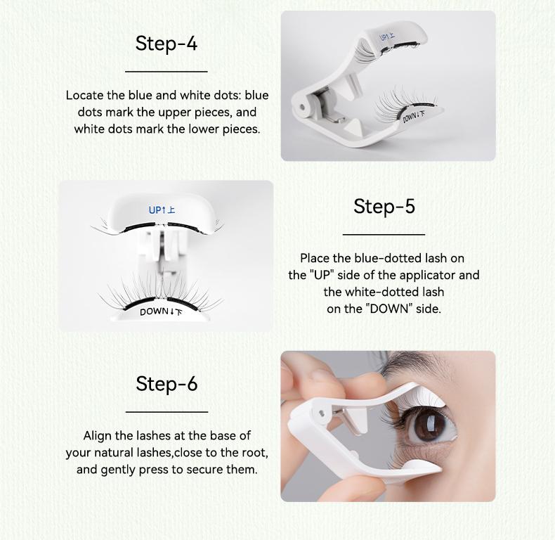 WOSADO Botanic Collection Extended- Band Soft Magnetic Eyelashes All-in-One Box Waterproof Reusable Glue-Free Eyeliner-Free Makeup Cosmetic