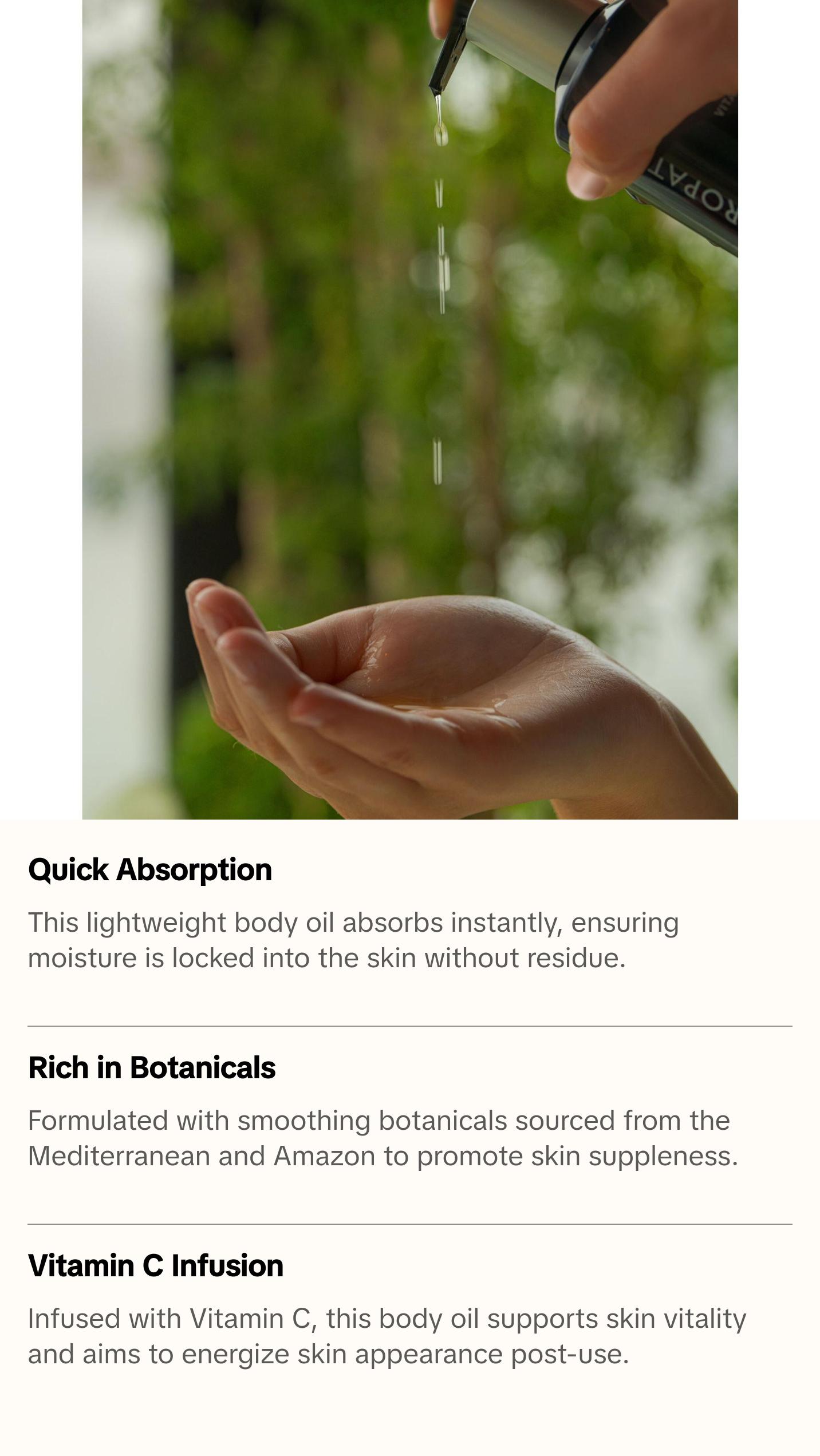 Vitamin C & Neroli Dry Body Oil