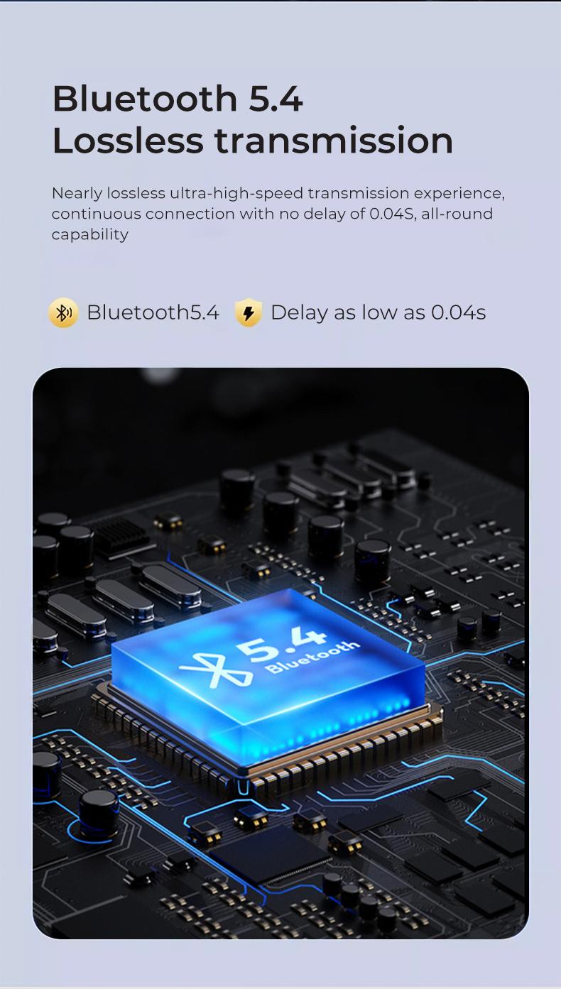 MINISO M95 OWS AI Translation Wireless Bluetooth Earphones with LED Multi-function Touchscreen Support 135 Languages Real Time Translation