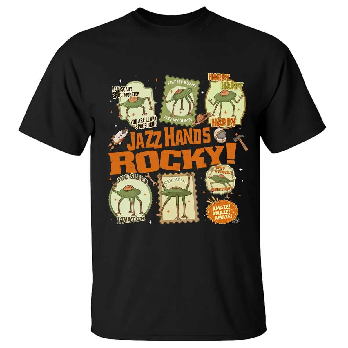 Jazz Hands Rocky Shirt, Hail Mary Book Hoodie, Amaze Amaze Amaze Shirt, Sci Fi Fantasy Bookish Sweatshirt, Unisex, Unisex Sweater Pullover Tee