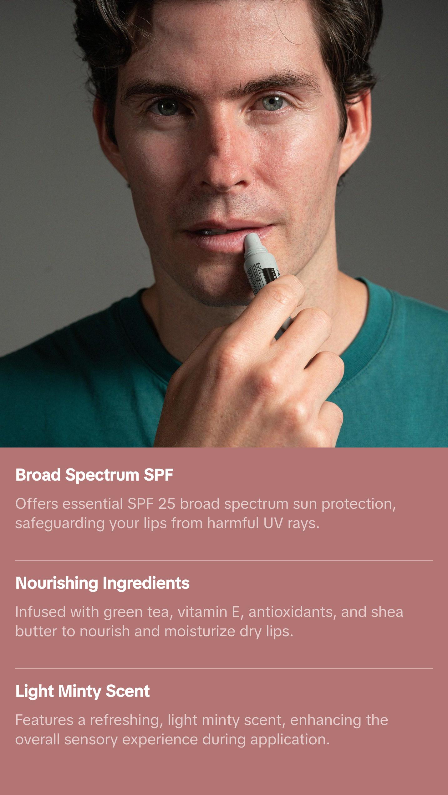 Mint + White Tea Advanced Formula Lip Balm SPF 25