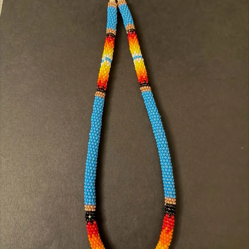 Beaded Lanyard Keychain