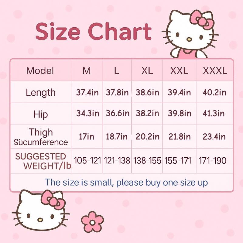 SANRIO Hello Kitty Comfy Pajama Pants - Size Need Two More - Cute Cozy Y2K Style - TikTok Approved Loungewear for Women - Perfect for Couples - Nightwear - Womenswear