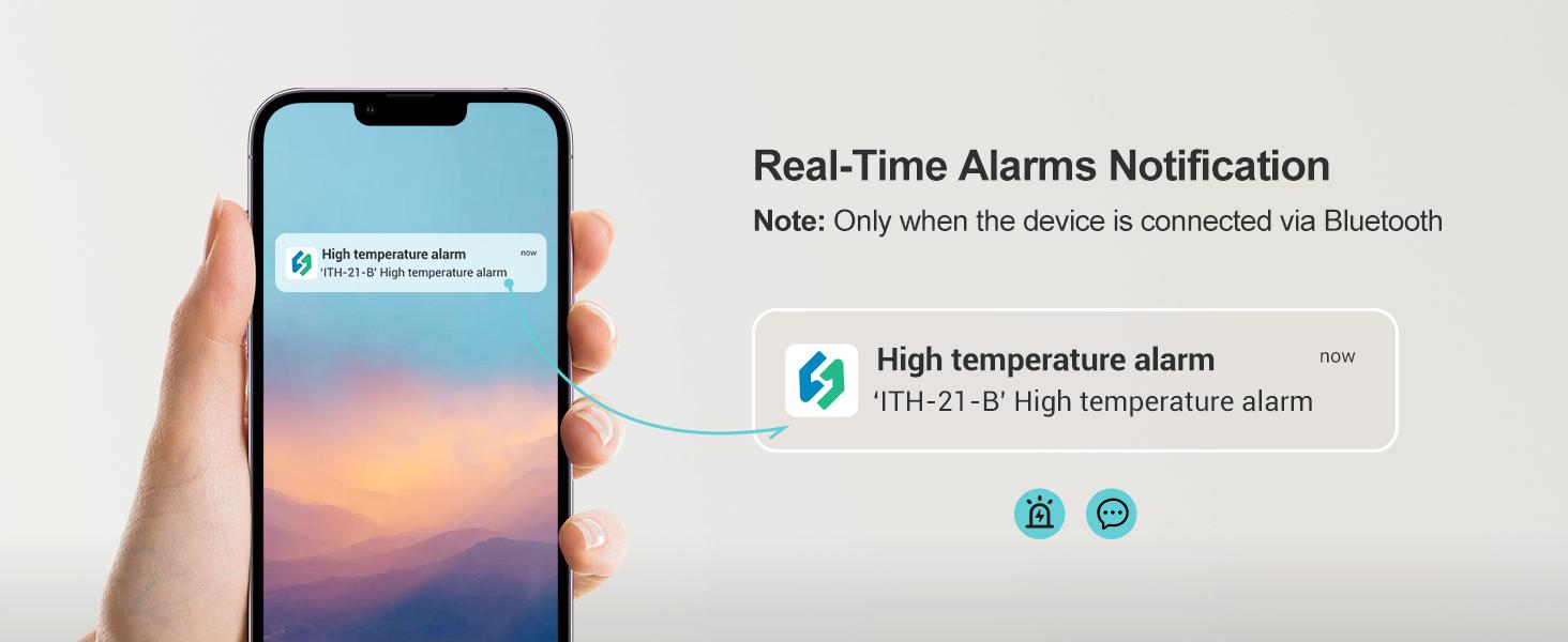 INKBIRD  Bluetooth Thermo-Hygrometer: 6-in-1 Indoor  Monitor with APP control, custom comfort, 2-year data export. For home, wine cellar, greenhouse. Wifi Wireless Thermometer Lcd Thermometer