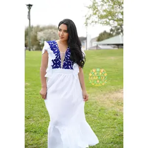 Oaxaca Embroidery Dress Solid - Detailed Information Not Provided Beyond Name and Category