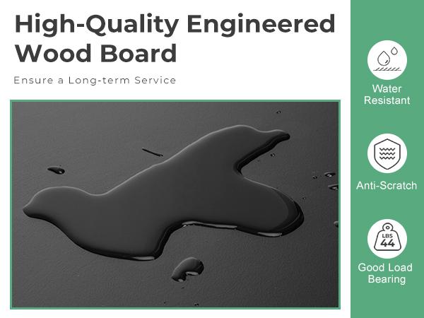 2 Drawers Nigtstand for Bedroom, Tall Chest Organizer with Fabric Bins, Steel Frame, Black