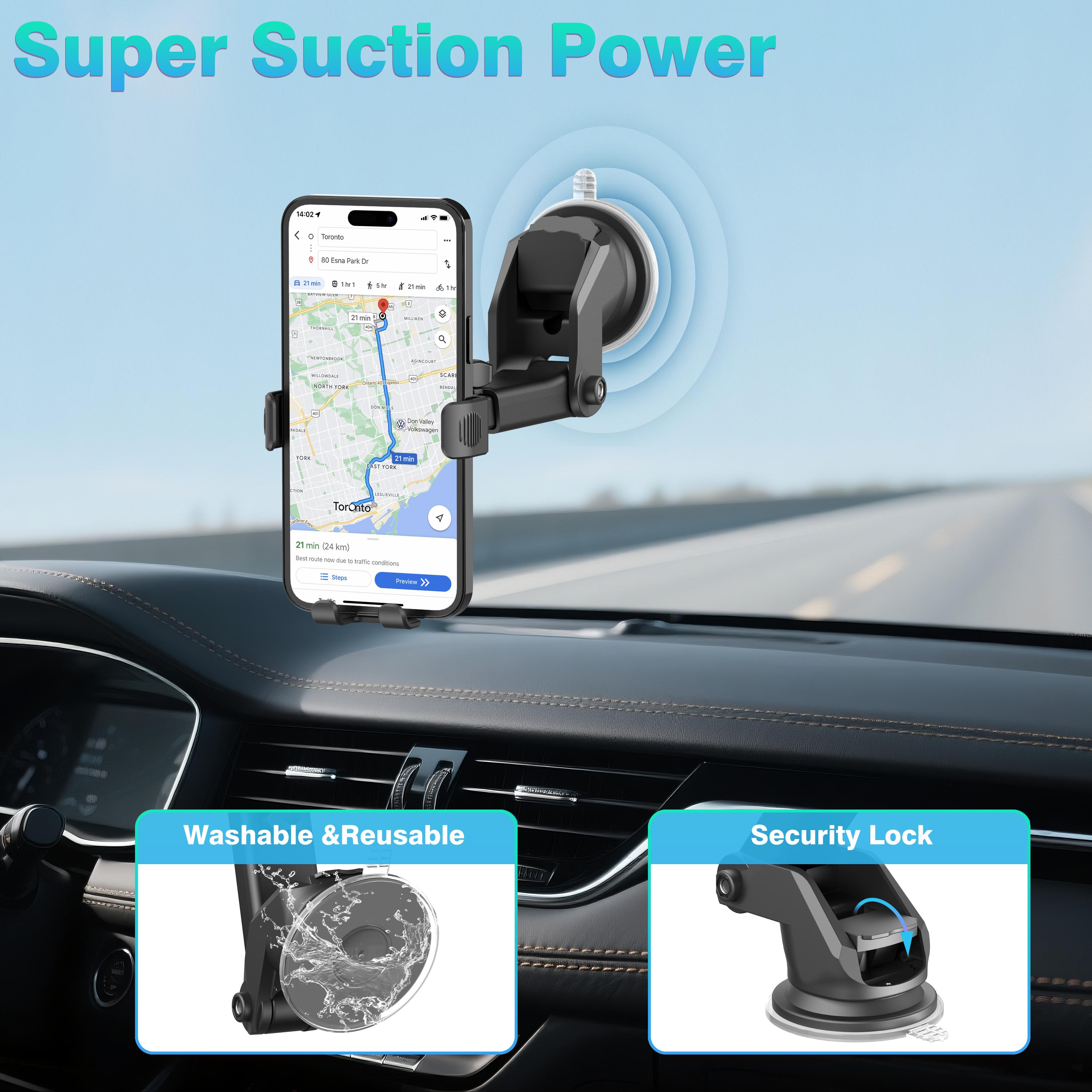 Wireless Car Charger,15W Fast Car Charger Phone Mount Holder fit for iPhone 16 15 14 13 12 Mini Pro Max 11 XR XS, Samsung Galaxy S24 Ultra S23 S22 S21+ Note 20, etc