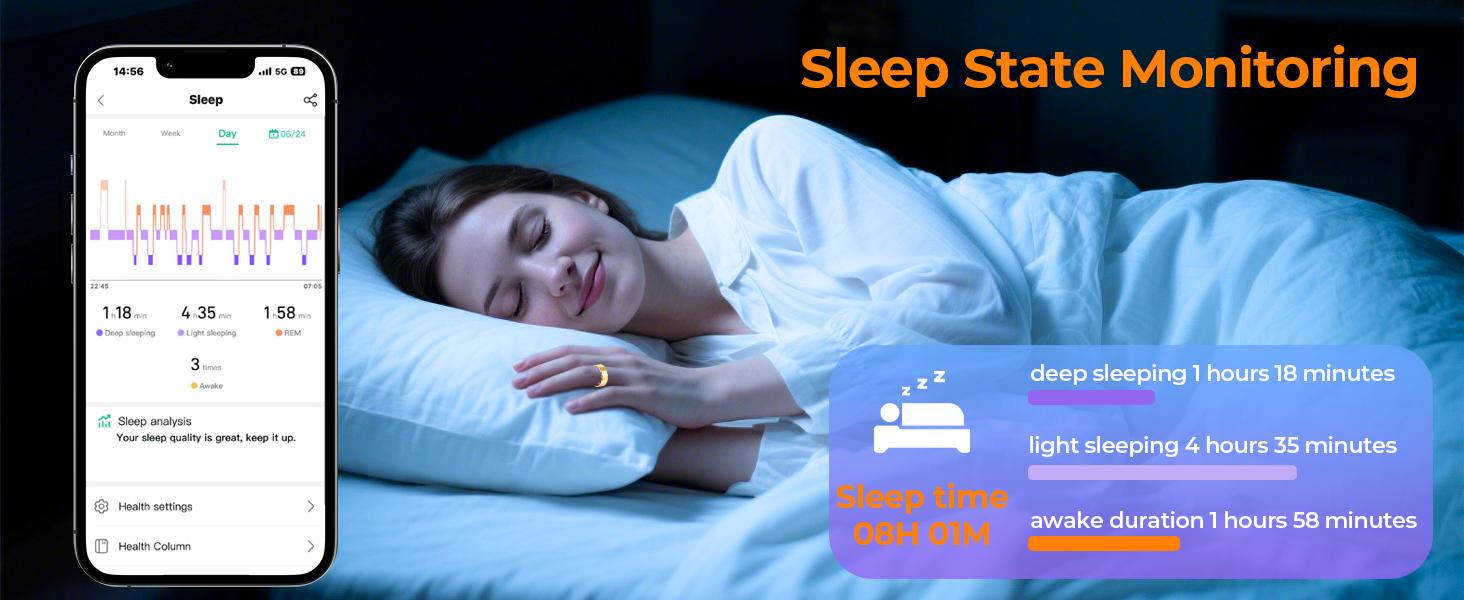 Smart Ring for Women & Man, Health Fitness Tracker,IP68 Waterproof Sleep Monitoring with Charging Case and Ring Protector,Remote Photography,Body Detection Finger Ring,No Subscription Fee for iPhone&Android(Gold and Silver) Wearable Devices Wristwatch Gps Smart Ring for Women & Man, Health Fitness Tracker,IP68 Waterproof Sleep Monitoring with Charging Case and Ring Protector,Remote Photography,Body Detection Finger Ring,No Subscription Fee for iPhone&Android(Gold and Silver) Wearable Devices Wristwatch Gps