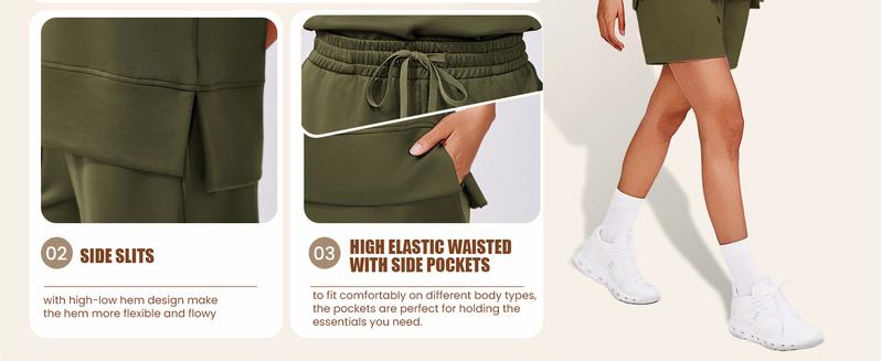 PINSPARK Two Piece Sets for Women Summer Sleeveless Lounge Set Crewneck Tops Sweatsuit Drawstring Shorts Tracksuit Outfits Springtok Pants Clothes Outdoorfun Polo Casual