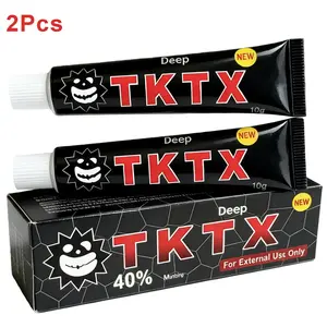 2 Pcs Tattoo Numbing Cream - Topical Anesthetic Cream - Pre-tattoo Numbing Gel, 40% Strong Numbing Cream for Skin Tattoos,  Laser Procedures