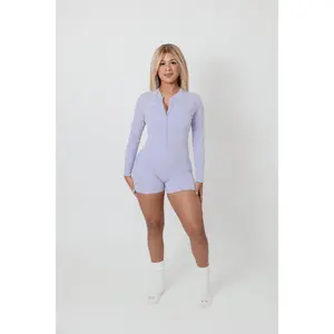 Lilac Long Sleeve Romper