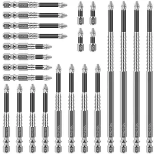 K5 Anti Slip Bit, K5 Impact Resistant Non Slip Bit, High-Magnetic Screwdriver Drill Bits, Strong Magnetic Durability Screwdriver Drill Bits Set, Lifesparking Drills Bits (9pcs)