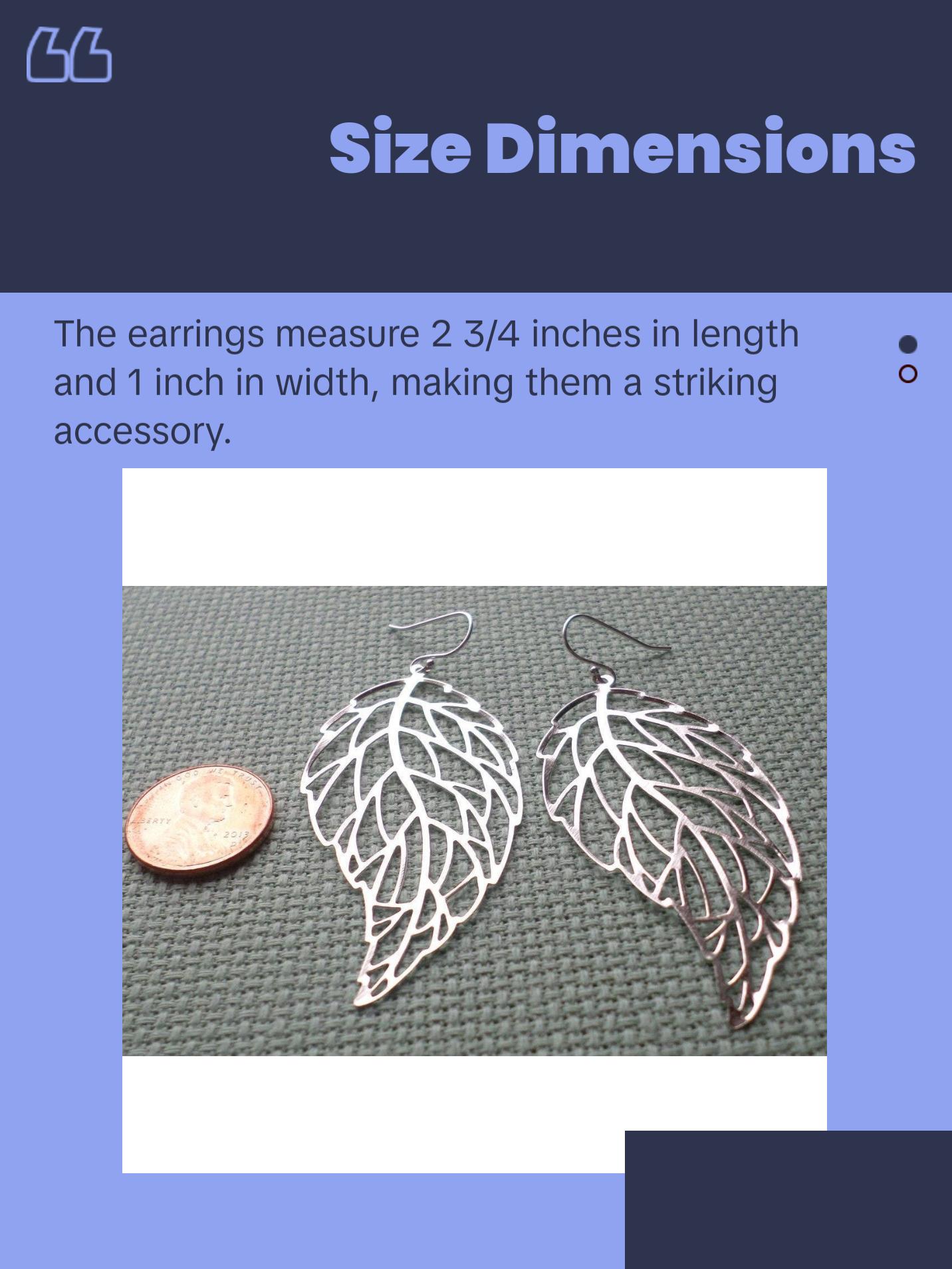 Silver Leaf Earrings - Dangle Leaf Earrings - Sterling Silver Leaf Earrings - Fall Jewelry - Christmas Gifts - Long Earrings