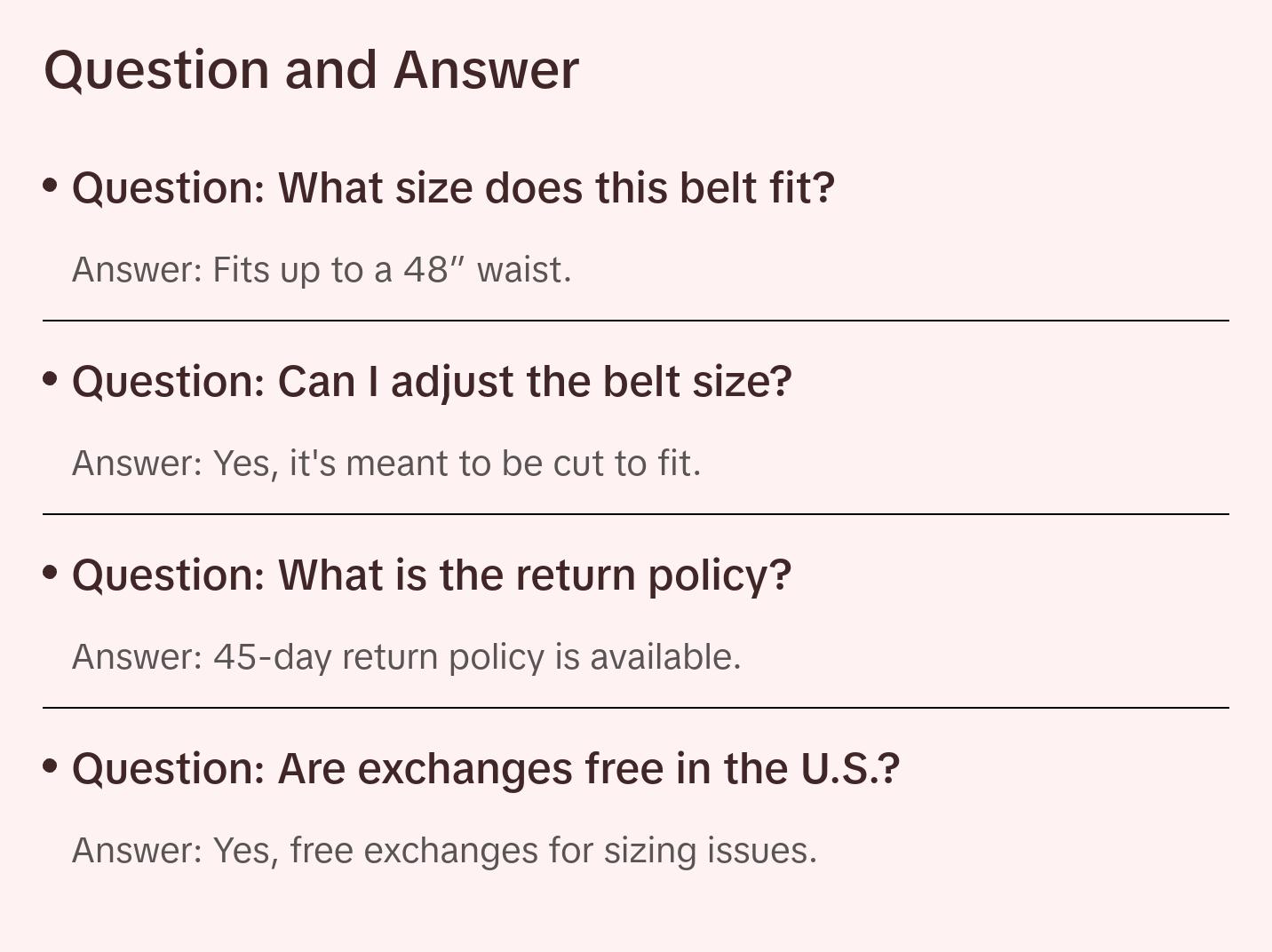 Herringbone Canvas Belt