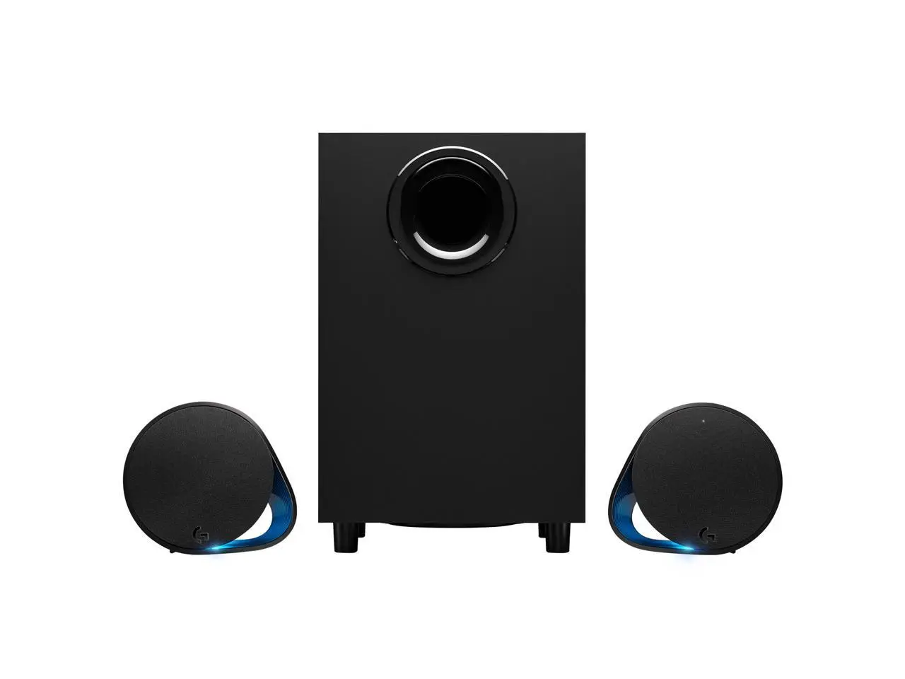 Logitech G560 PC Gaming Speaker System with 7.1 DTS:X Ultra Surround Sound, Game based LIGHTSYNC RGB, Two Speakers and Subwoofer, Immersive Gaming Experience - Black