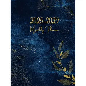 2025-2029 Monthly Planner: 5 year Calendar with Holidays and Inspirational Quotes | 60 Months from January 2025 to December 2029 | Large Size 8.5x11" Hardcover – November 2, 2024
