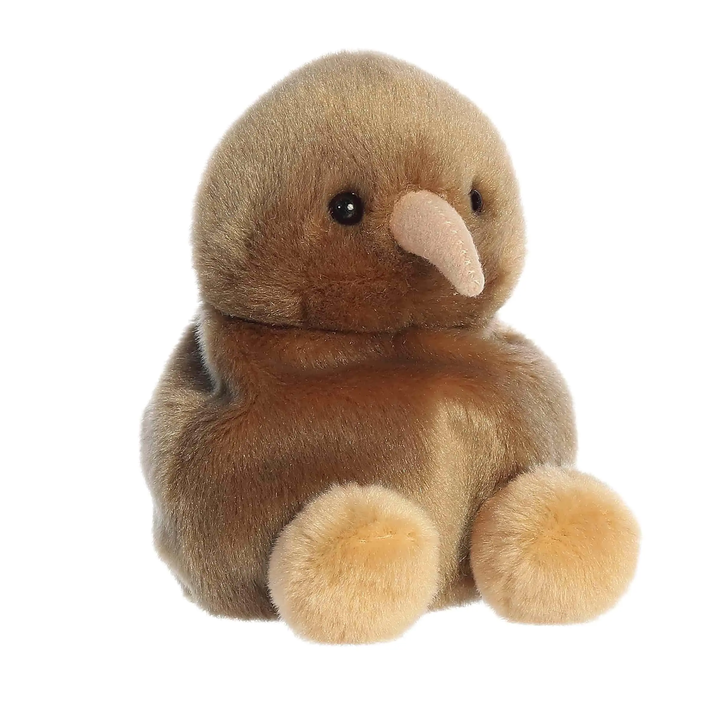 Palm Pals Adorable Kiri Kiwi 5 inch Brown Mini Soft Plush Collectable Stuffed Animal