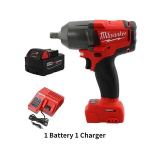 Milwaukee Cordless Electric Wrench 18V 800N.M Torque Brushless Impact Wrench Long-Life 12.0Ah Battery