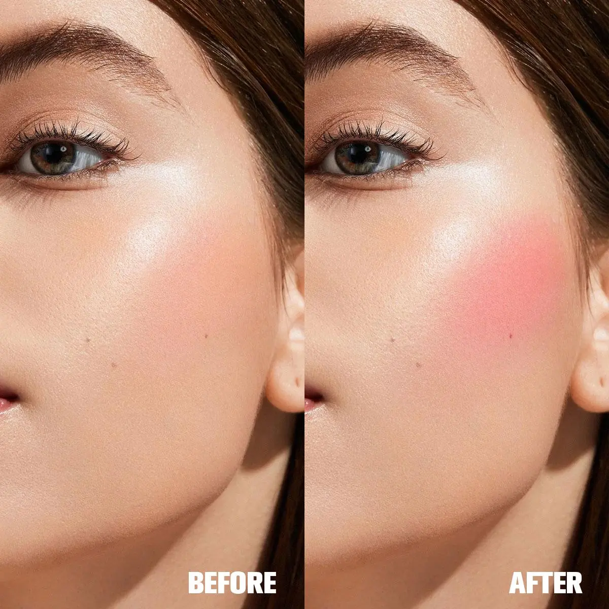 PHOFAY New Blush Stick 3-in-1 Cheek Lip Tinted Moistured Blush Stick Silky Brighten Blush Cream Blusher Cosmetics Tubes Matte Co