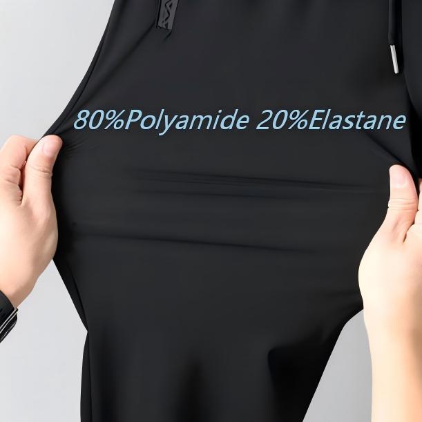 4-Pack Men's Stretch Joggers - Men's breathable ice-feeling high-stretch fabric sweatpants, suitable for daily sports wear | Light and breathable gym wear | Active pants for men, spring and summer fashion choice