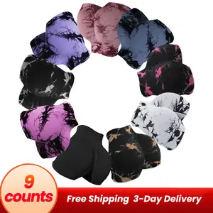 Women's Tie Dye Workout Shorts High Waist Scrunch Butt Yoga Shorts for Gym Fitness Running, Suitable for Spring and Summer Wear