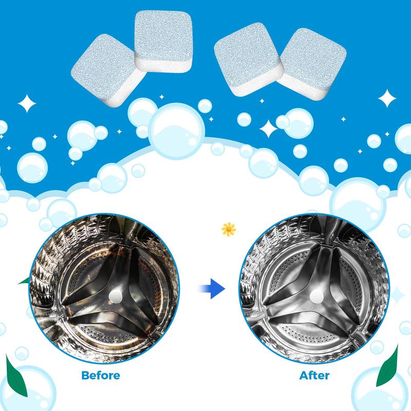 AGICEA 24PCS Washing Machine Cleaner - Deep Cleaning, Descaling & Deodorizer for Drum & Washing Tub Internal Seals, 1 Year Supply AGICEA 24PCS Washing Machine Cleaner - Deep Cleaning, Descaling & Deodorizer for Drum & Washing Tub Internal Seals, 1 Year Supply