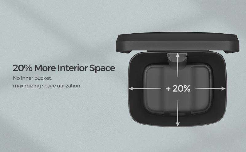 SONGMICS Kitchen Trash Can, 13 Gallon (50 L) Stainless Steel Garbage Can, with Stay-Open Lid and Step-on Pedal, Soft Closure, Tall, Large and Space-Saving SONGMICS Kitchen Trash Can, 13 Gallon (50 L) Stainless Steel Garbage Can, with Stay-Open Lid and Step-on Pedal, Soft Closure, Tall, Large and Space-Saving