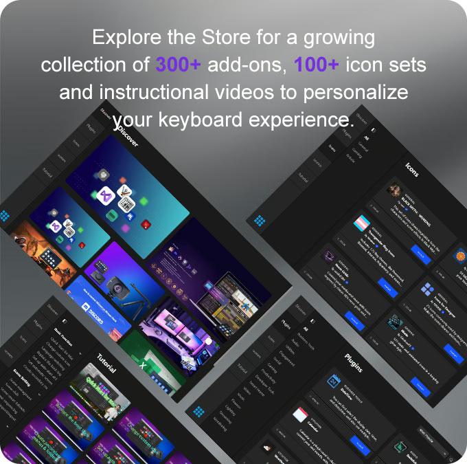 VSDINSIDE M18 V3 Macro Keypad, Stream Controller Deck Gaming Streaming Shortcut Keyboard, 18 Programmable Keys Customizable Visual AI Pad USB Soundboard for OBS, YouTube, Desk Office Setup, Laptop, PC, Mac