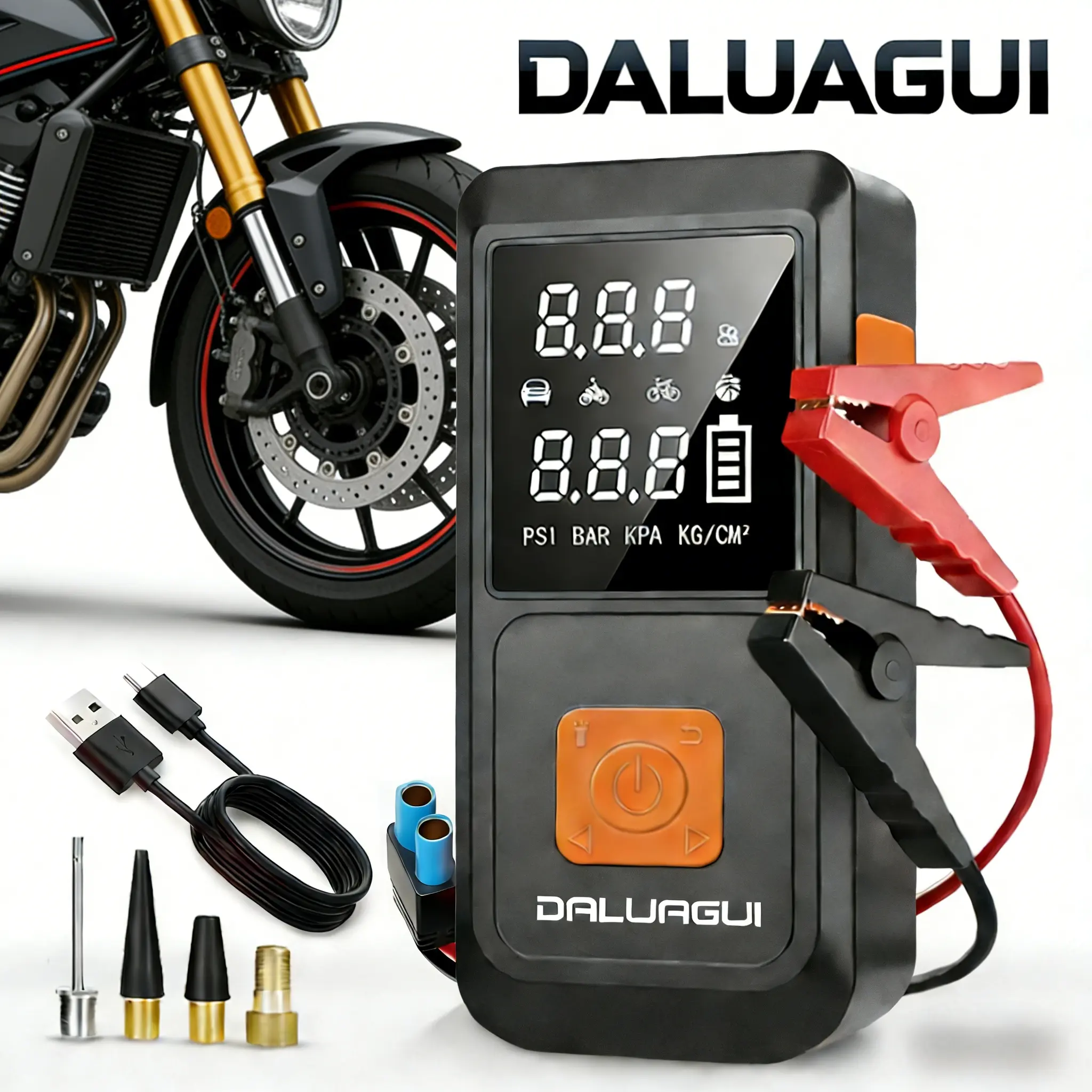 DALUAGUI】 New Year Winter Savior Portable Car Jump Starter