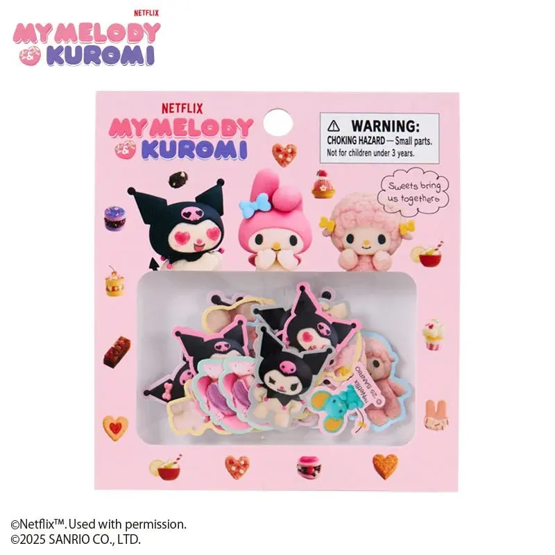 My Melody & Kuromi 26-pc Mini Sticker Pack (My Melody & Kuromi Netflix Series)