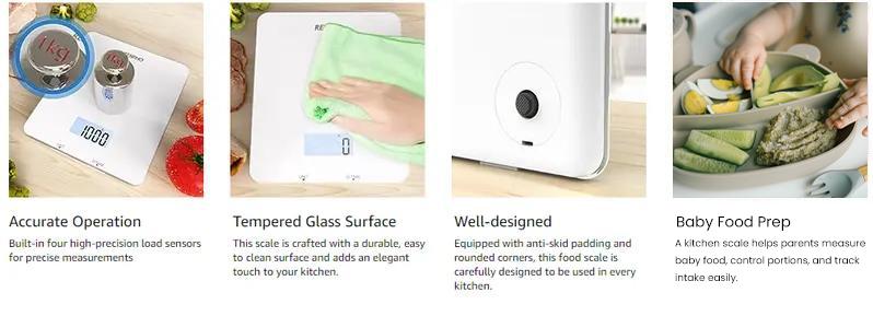 RENPHO Food Nutritional Scale Digital Kitchen Scale, Smart Food Measuring Scale with App for Macro Keto Calorie Cooking, Home Gifts Grams and Ounces Spring Glow Up RENPHO Food Nutritional Scale Digital Kitchen Scale, Smart Food Measuring Scale with App for Macro Keto Calorie Cooking, Home Gifts Grams and Ounces Spring Glow Up
