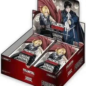 Union Arena UE09BT Full Metal Alchemist Booster Box Sealed English! Collectible Trading Cards