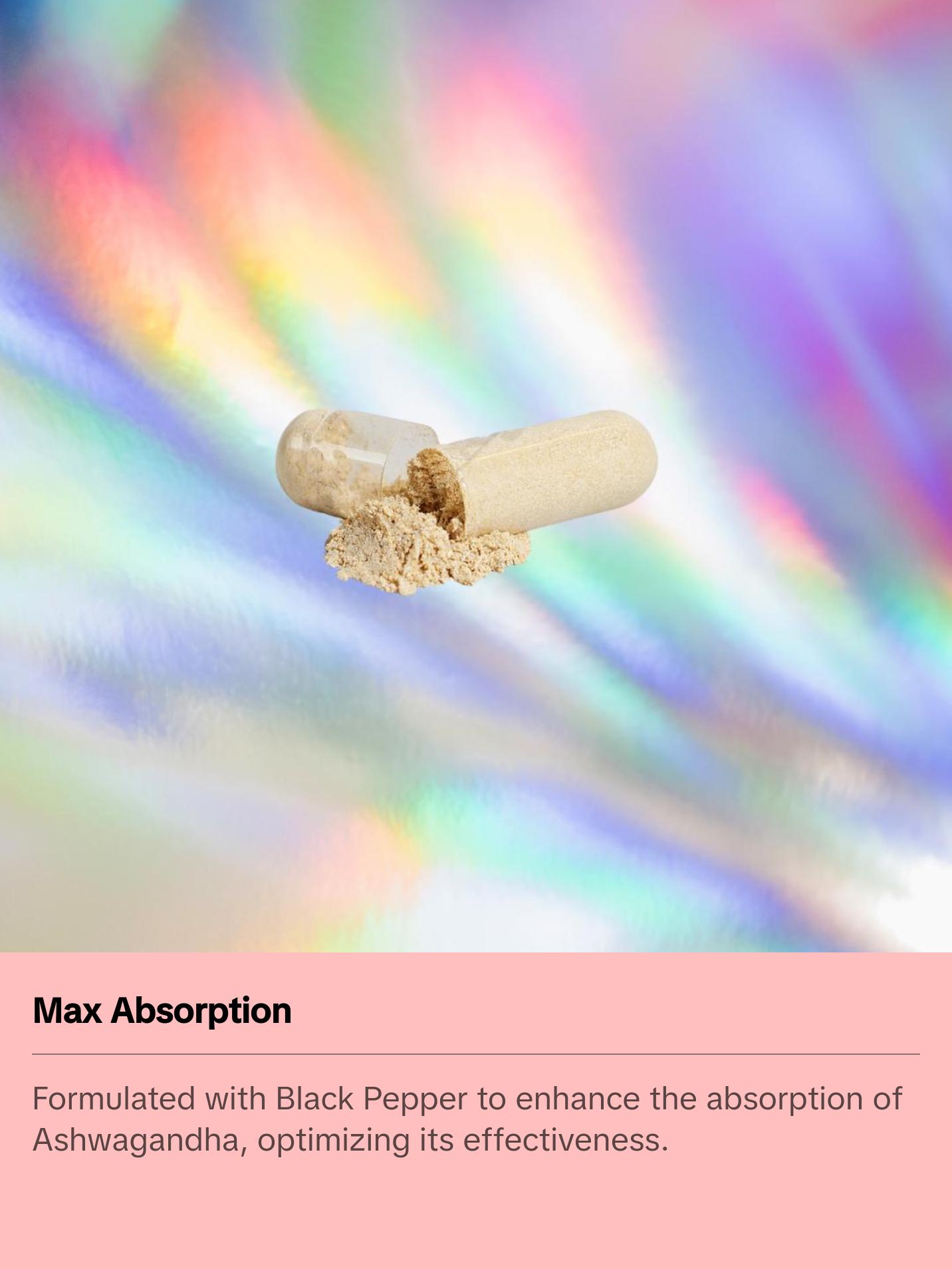 Kvrma Ashwagandha & Black Pepper for Max absorption - 100% Organic, Vegan, Plant based, Allergen free, Gluten Free. Your Favorite Ashwagandha Brand