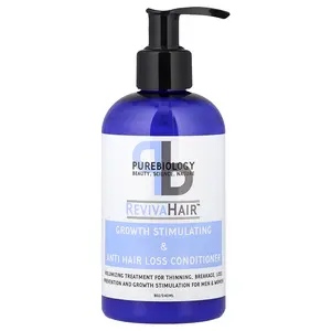 Pure Biology RevivaHair™, Growth Stimulating & Anti Hair Loss Conditioner , 8 oz (240 ml)