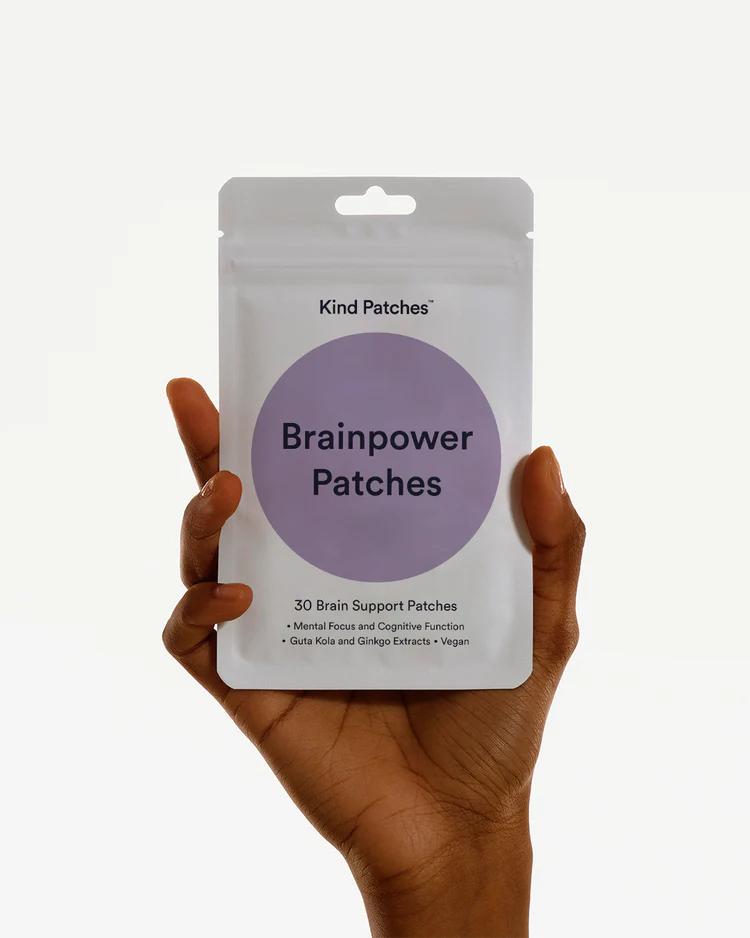 Kind Patches, Brainpower Patches, 30 Brain Support Patches: Mental Focus, Guta Kola and Ginkgo Extracts, Vegan Kind Patches, Brainpower Patches, 30 Brain Support Patches: Mental Focus, Guta Kola and Ginkgo Extracts, Vegan