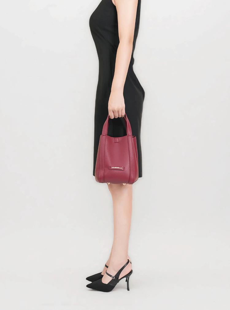 NEWBELLA Vera 3 PCS Set Top Handle Crossbody Bags Includes Handbag & Wallet Stylish Functional Design with Magnetic Closure Detachable Strap,FallFreshness