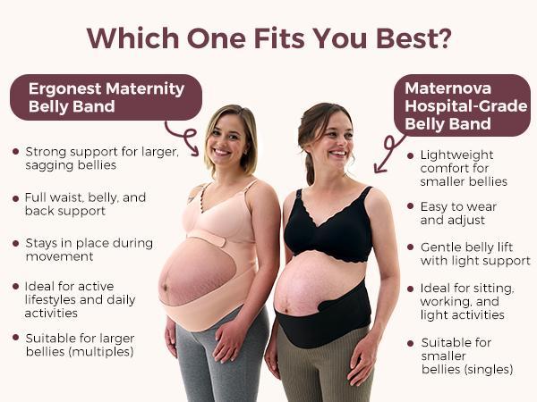 Momcozy Pregnancy Belly Band YB002 - Comfortable Fit for Pregnant Women, Ideal for Support and Comfort