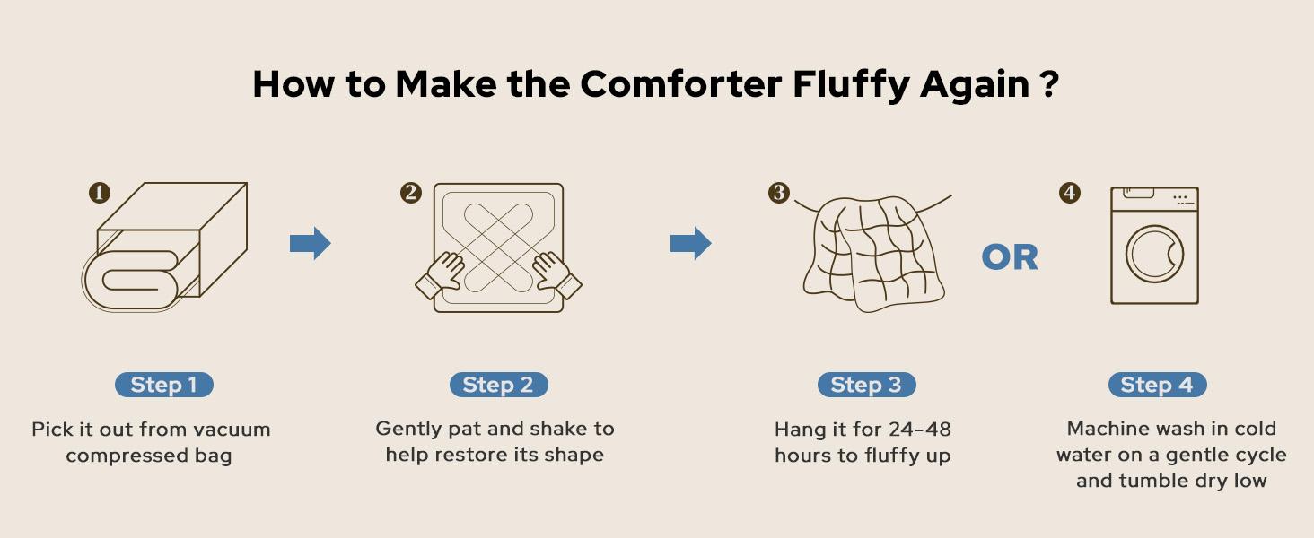 SpringGlowUp【BEDLORE】Luxurious Hotel Collection All-Season Down Alternative Comforter Duvet Insert – Ultra-Soft Chinese Knot Pattern Quilted Design, Machine Washable with Corner Tabs for Home, Guest Room, or Dorm