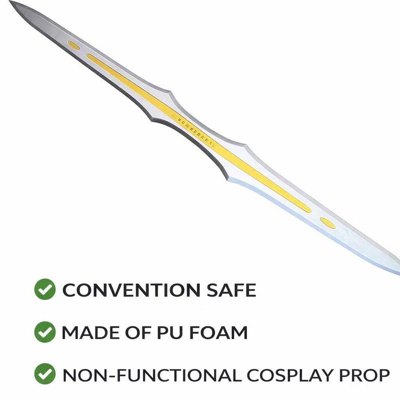 Kinstore 40" Erdrick PU Foam Sword for Dragon Quest Cosplay Collection Safe Anime Collector Gift