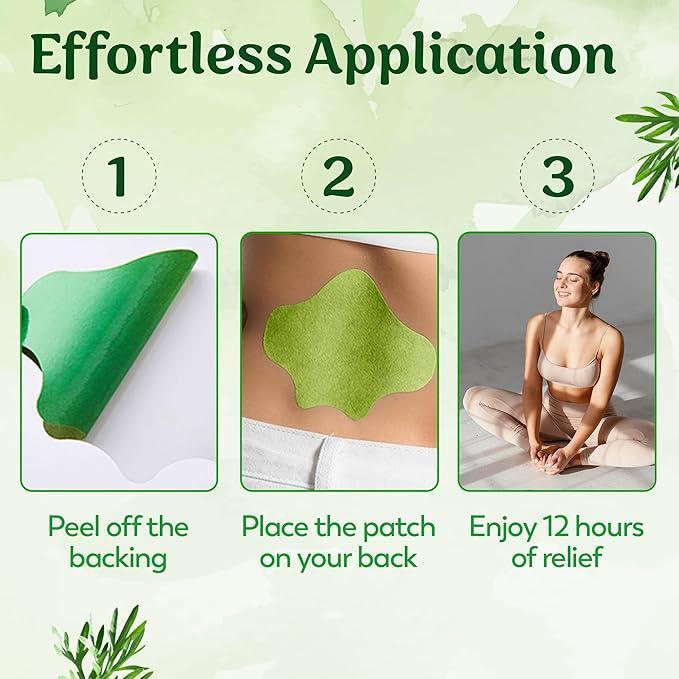 Herbal Lower Back Heat Patches for All Day Comfort, 30 Patches per Box, Gentle Warming Therapy for Lumbar Pain Relief, Perfect for Office Work, Driving, Sports Recovery, Hypoallergenic Body Care Heat Patch Pack Gentle Wrist Ice Pack Wrap for Carpal Tunnel