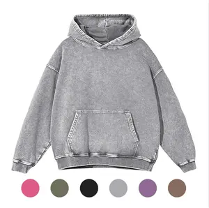 Holafish Trendy Queen Oversized Hoodies for Women Teen Girl Winter Sweatshirt Cute Acid Wash Pullover 2026