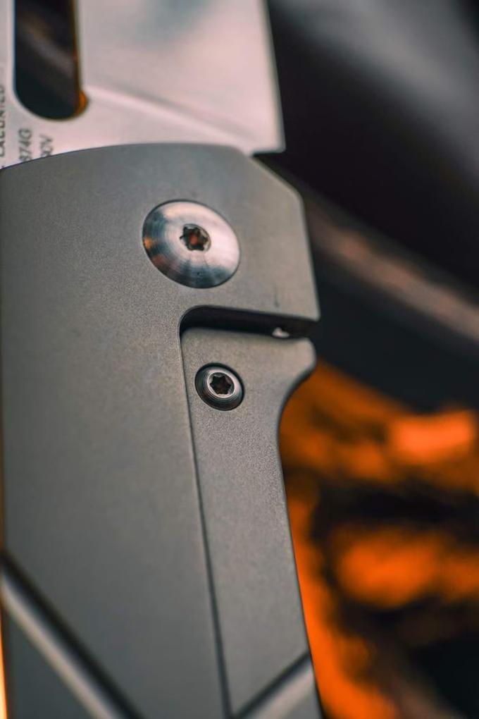 Artisan Cutlery Gambit Pocket Folding Knife with CPM S90V Steel Blade and Titanium Handle Design By Ray Laconico