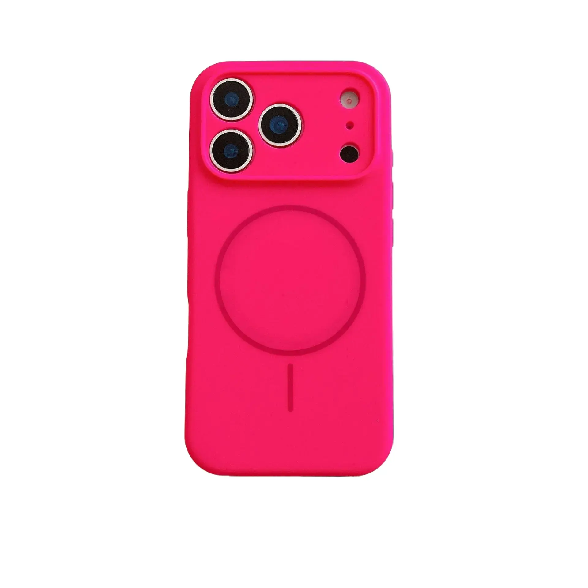 Liquid Silicone Magnetic Protective Casing for iPhone 17 Pro Max/Air,16,15,14,13 Cellphone Devices - Integrated Buttons, Full Coverage, Precise Holes, HD Lens Film, Scratch-Proof, Shockproof, Anti-Fingerprint Accessory, Accessories