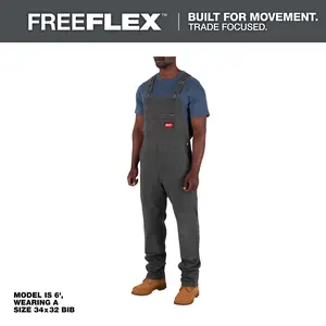 Milwaukee M850G FREEFLEX™ Unlined Bib Overalls