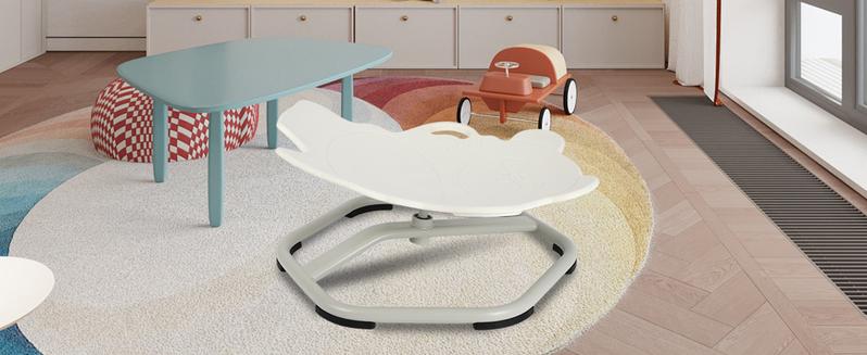 SCITOO Kids Swivel Chair, 220 LBS Capacity, Sensory Spinning Chair, Autistic Kids Sensory Toy Chair with Non-Slip Metal Base, Toddler Sit and Spin Chair for Coordination Balance Focus Training