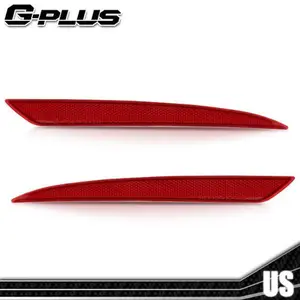 Pair Rear Bumper Reflectors Tail Marker Reflectors Fit For 2013-2018 Fusion