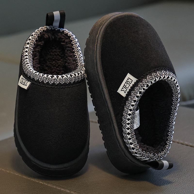 Kids Home Slippers Autumn Winter New Indoor Shoes Simple Casual Daily Slippers